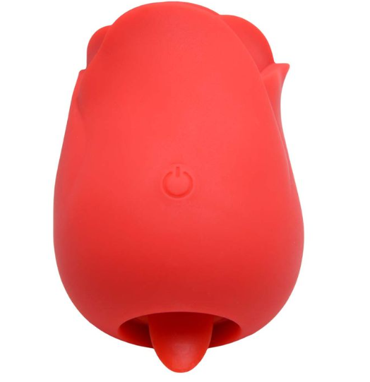Rosa Vibrador Cúpula Pulsação E Língua
