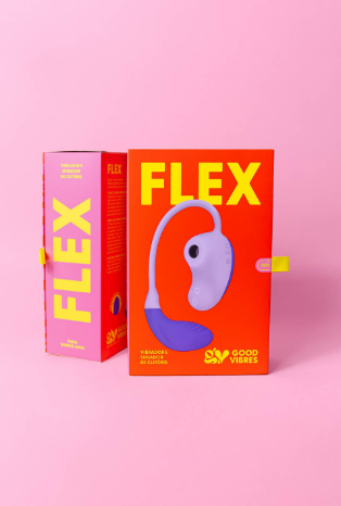 Flex Vibrador e Sugador de Clitóris