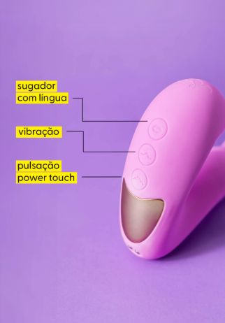 Kiss Sugador e Vibrador 3 em 1 + Hidratante Gel Berry Bites