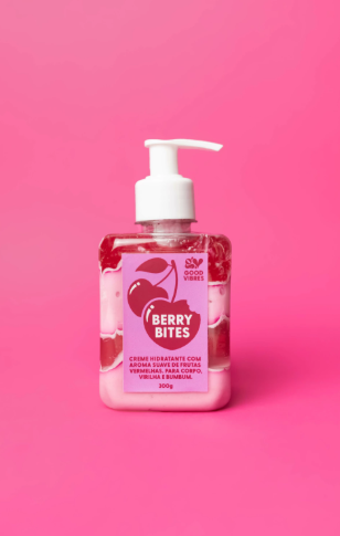 Kiss Sugador e Vibrador 3 em 1 + Hidratante Gel Berry Bites