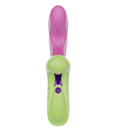 Macetando Vibrador Penetrável com função Tapping e estimulador de Clitóris