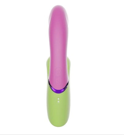 Macetando Vibrador Penetrável com função Tapping e estimulador de Clitóris