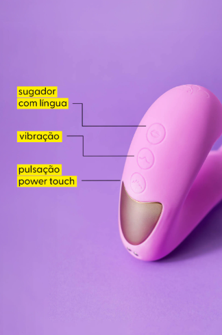 Kit Kiss Sugador e Vibrador 3 em 1 + Jogo de Cartas para Solteiros