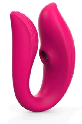 Match Premium - vibrador de casal sugador e com controle