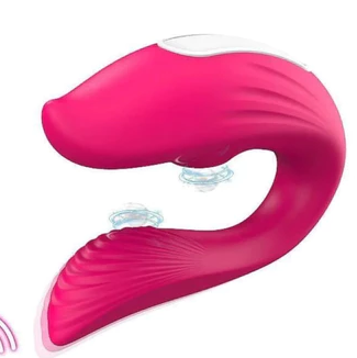 Match Premium - vibrador de casal sugador e com controle