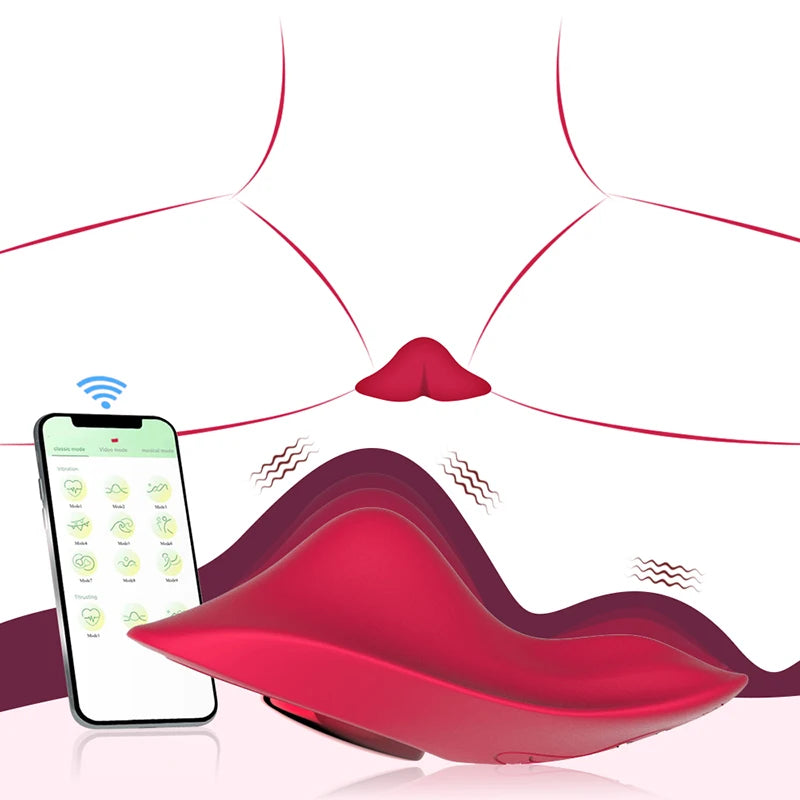 Vibrador de calcinha - controle por app
