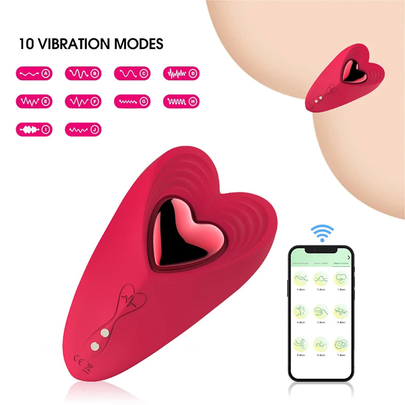 Vibrador de calcinha - controle por app