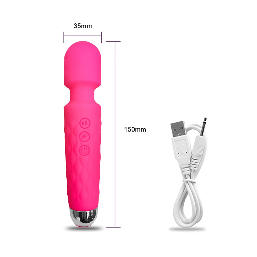 Vibrador Varinha Magica - com 20 modos