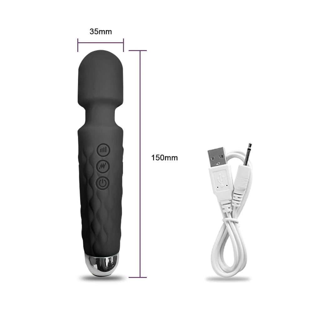 Vibrador Varinha Magica - com 20 modos