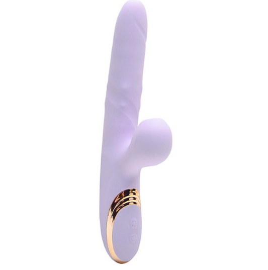Vibrador Ponto G E Clitóris Vai Vem Anel