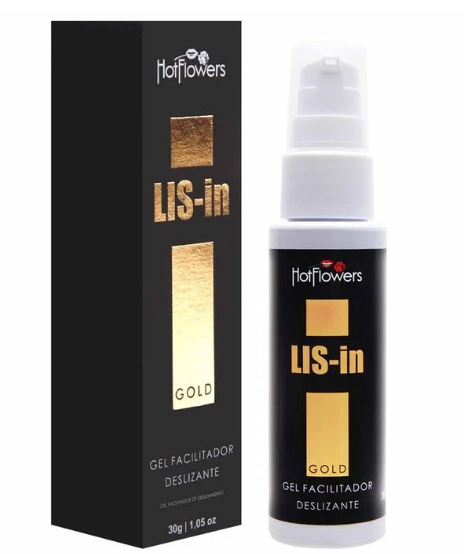Lis-In Gold Gel Anal Facilitador 30G Hot Flowers