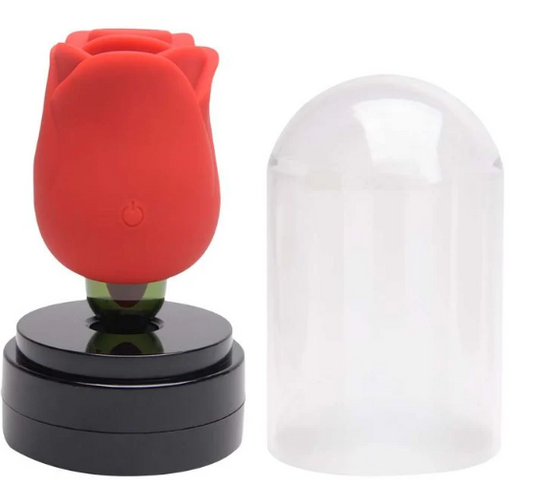 Rosa Vibrador Cúpula Pulsação E Língua