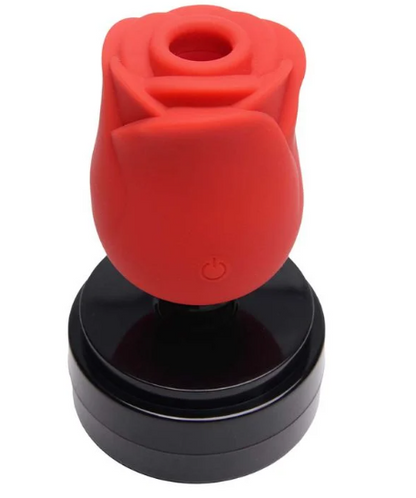 Rosa Vibrador Cúpula Pulsação E Língua
