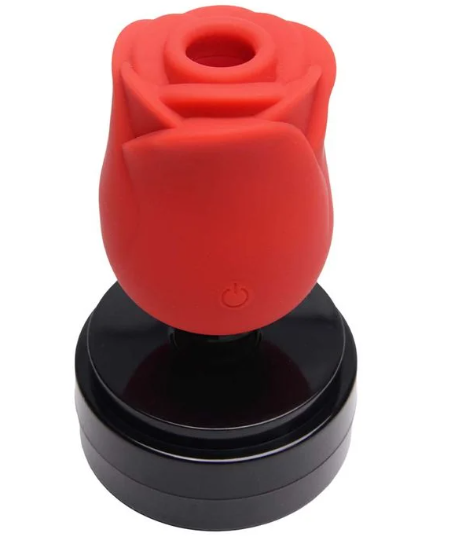 Rosa Vibrador Cúpula Pulsação E Língua