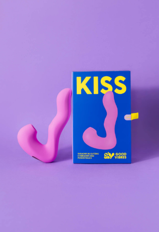 Kiss Sugador e Vibrador 3 em 1 + Hidratante Gel Berry Bites