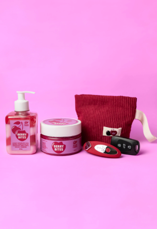 Creme + Esfoliante + Cherry + Necessaire