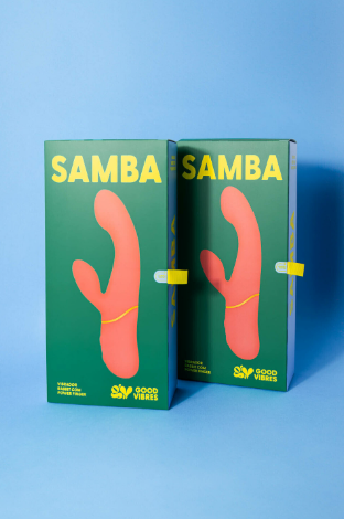Samba Vibrador Rabbit com Power Finger