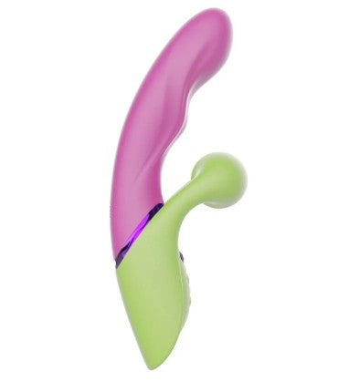 Macetando Vibrador Penetrável com função Tapping e estimulador de Clitóris
