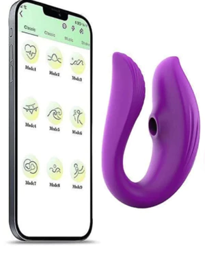 Match Premium -  vibrador de casal sugador e com controle