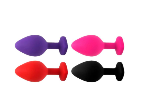 Plug Anal Silicone Coração M