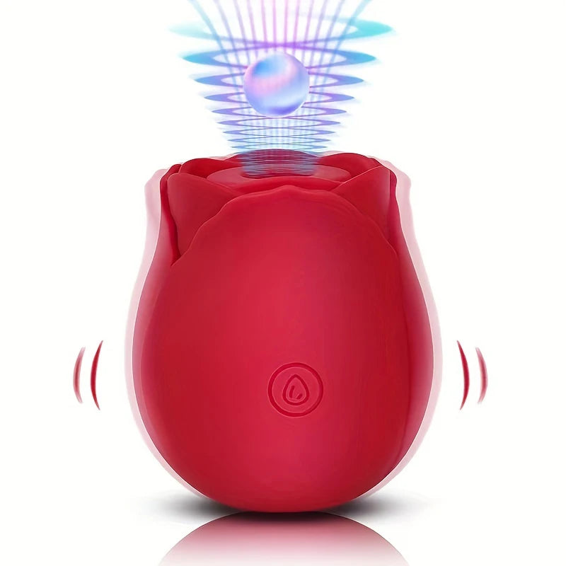 Vibrador Rosa Sugadora - Estimulador de Clitóris