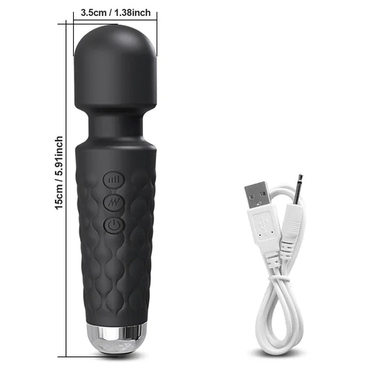 Vibrador Varinha Magica - com 20 modos