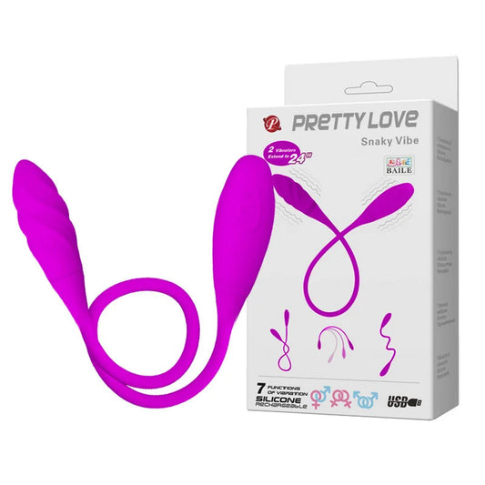 Vibrador para casais - Duplo 7 Velocidades