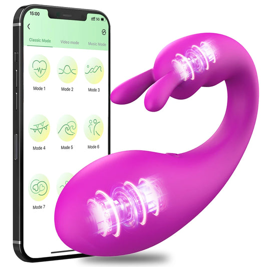 Vibrador via App - comando na palma da mão
