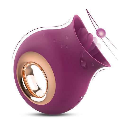 Vibrador lambedor com língua - Turbo vibração