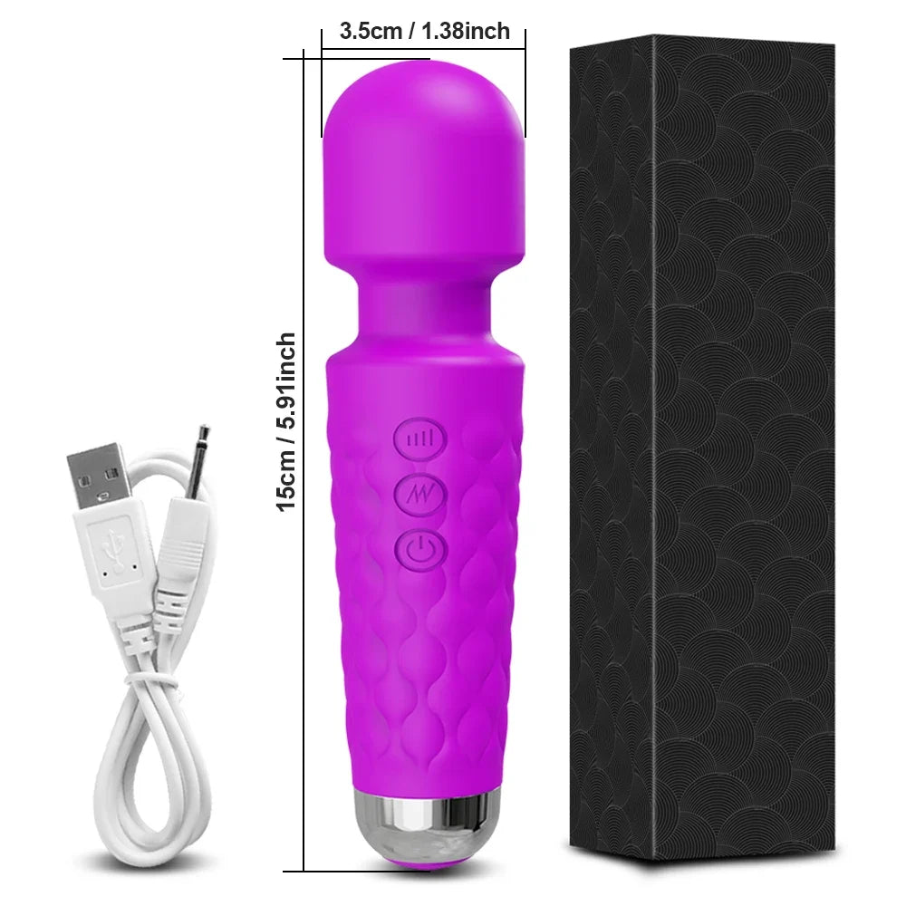 Vibrador Varinha Magica - com 20 modos